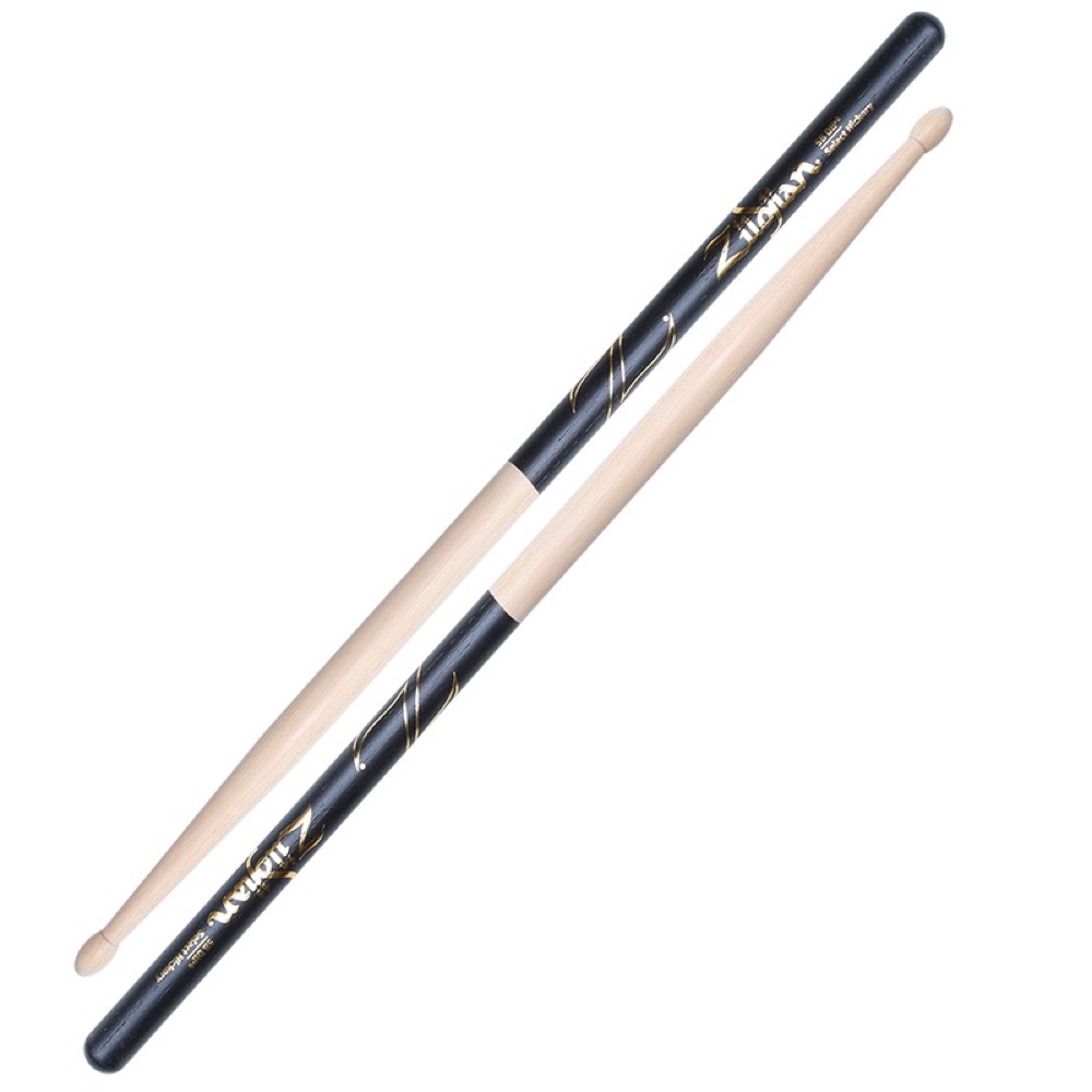 ZILDJIAN LAZLZ5BD Hickory Series 5B WOOD BLACK DIP ドラムスティック×3セット