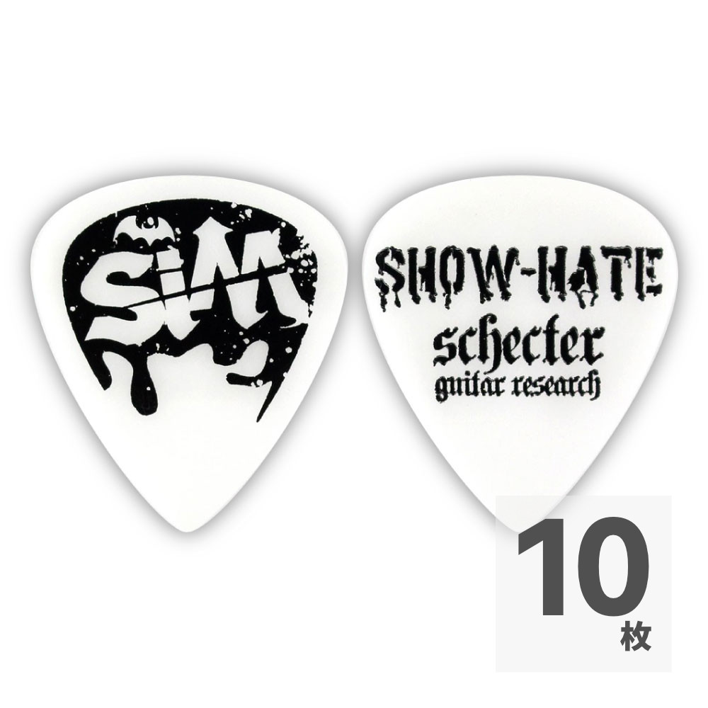 SCHECTER SPA-SM/SH SiM SHOW-HATEモデル ギターピック×10枚