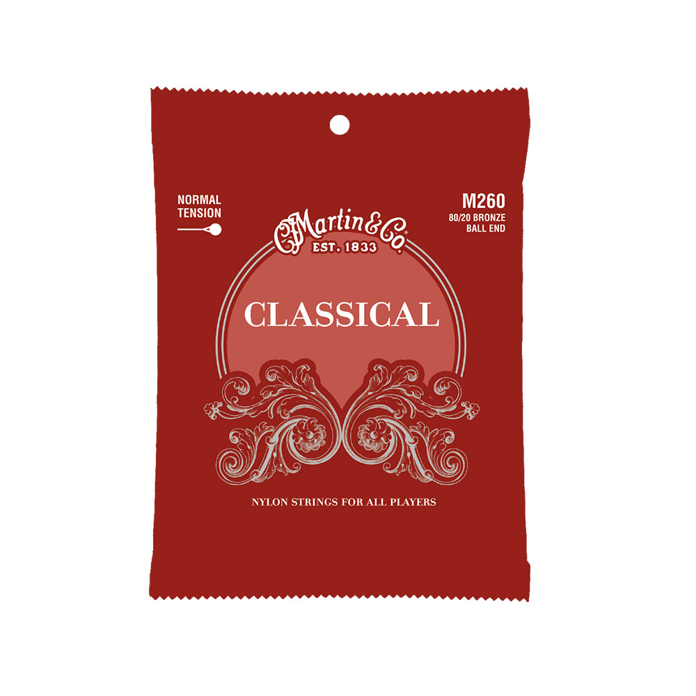 MARTIN M260 Classical 80/20 Bronze Normal Tension クラシックギター弦×5セット