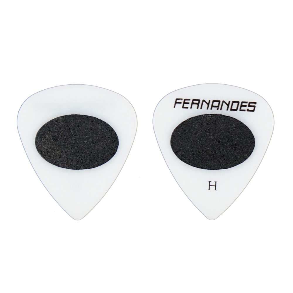 FERNANDES P-100SL White Heavy 1.0mm ティアドロップ ピック×50枚