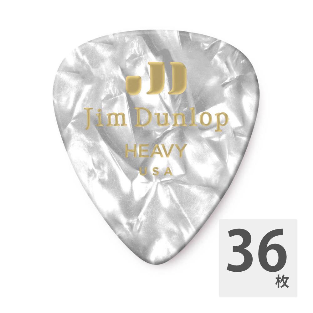 JIM DUNLOP GENUINE CELLULOID CLASSICS 483 04 HEAVY×36枚 ギターピック