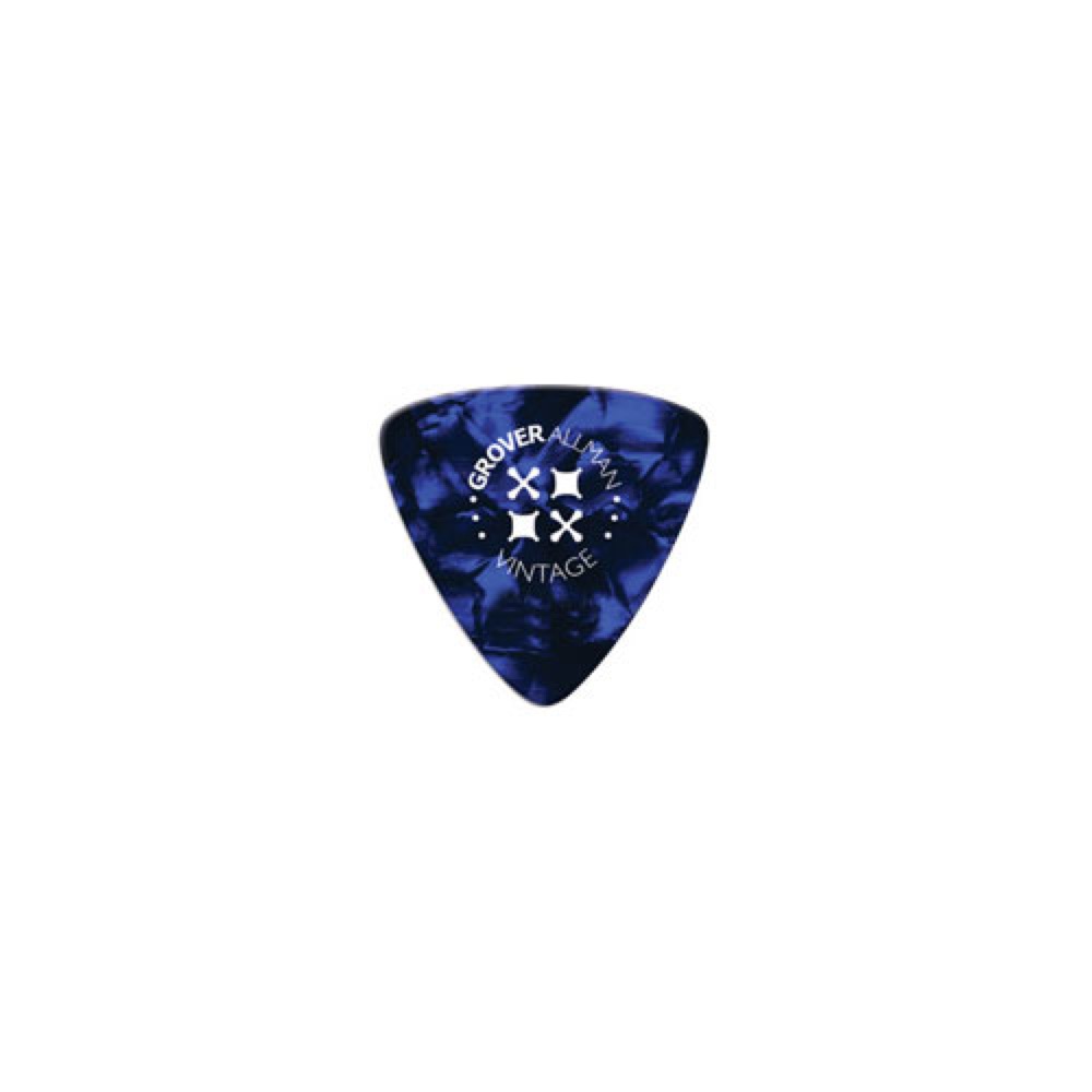Grover Allman Vintage Celluloid Blue 0.96mm PTV0007 オニギリ型 ギターピック×30枚