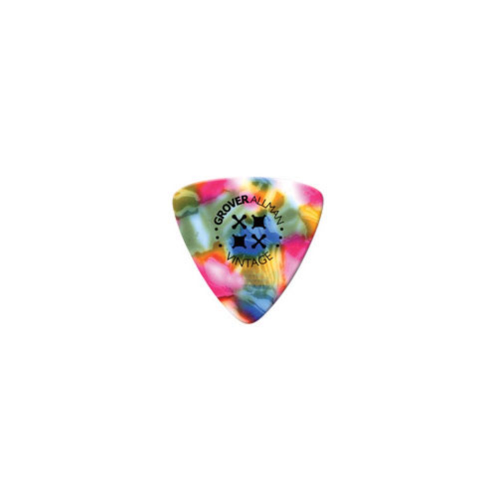 Grover Allman Vintage Celluloid Rainbow 1.14mm PTV0012 オニギリ型 ギターピック×10枚