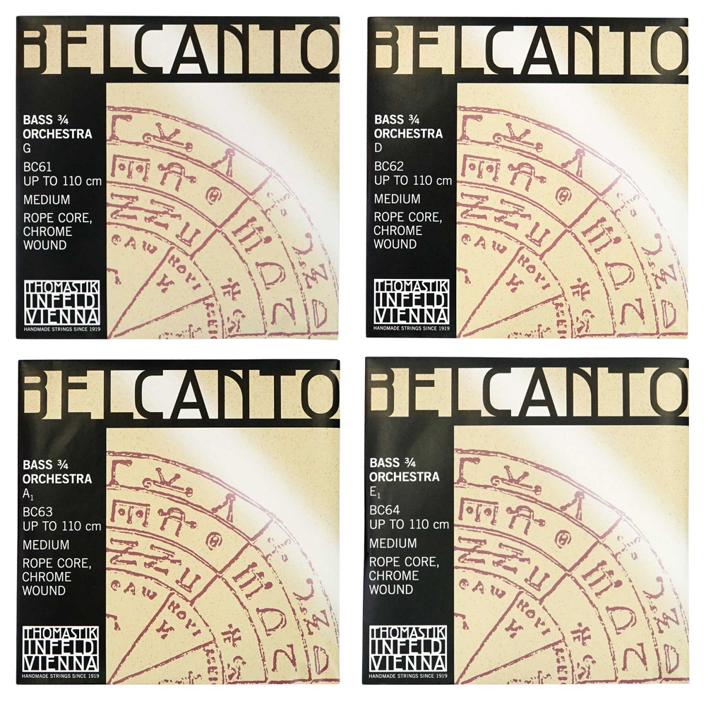 Thomastik Belcanto BC600 3/4 コントラバス弦 セット オーケストラチューニング