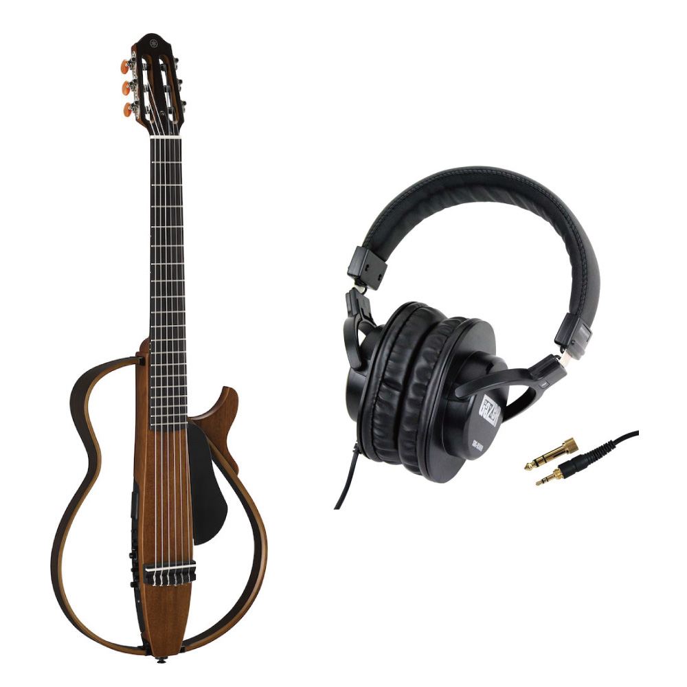 YAMAHA SLG200N NT サイレントギター SD GAZER SDG-H5000 モニターヘッドホン付きセット
