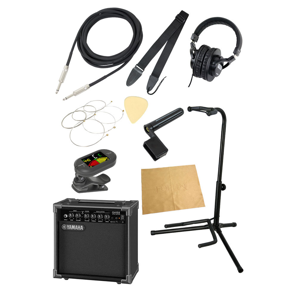 YAMAHA PACIFICA612V II FM TBL エレキギター YAMAHA GA15II アンプ付き 入門11点セット アクセサリー