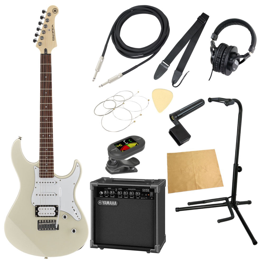 YAMAHA PACIFICA112V VW エレキギター YAMAHA GA15II アンプ付き 入門11点セット