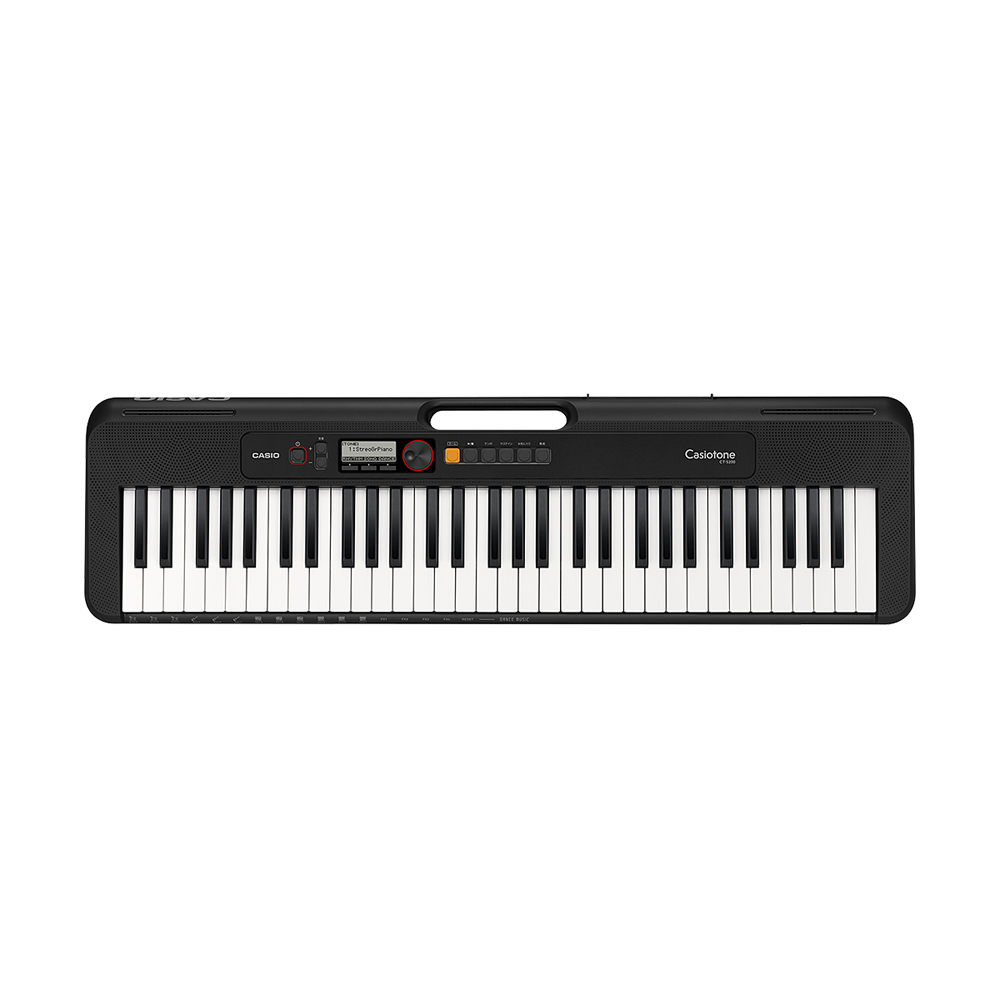 CASIO CT-S200 BK Casiotone 61鍵盤 キーボード キーボードスタンド 2点セット [鍵盤 Aset] 本体の画像