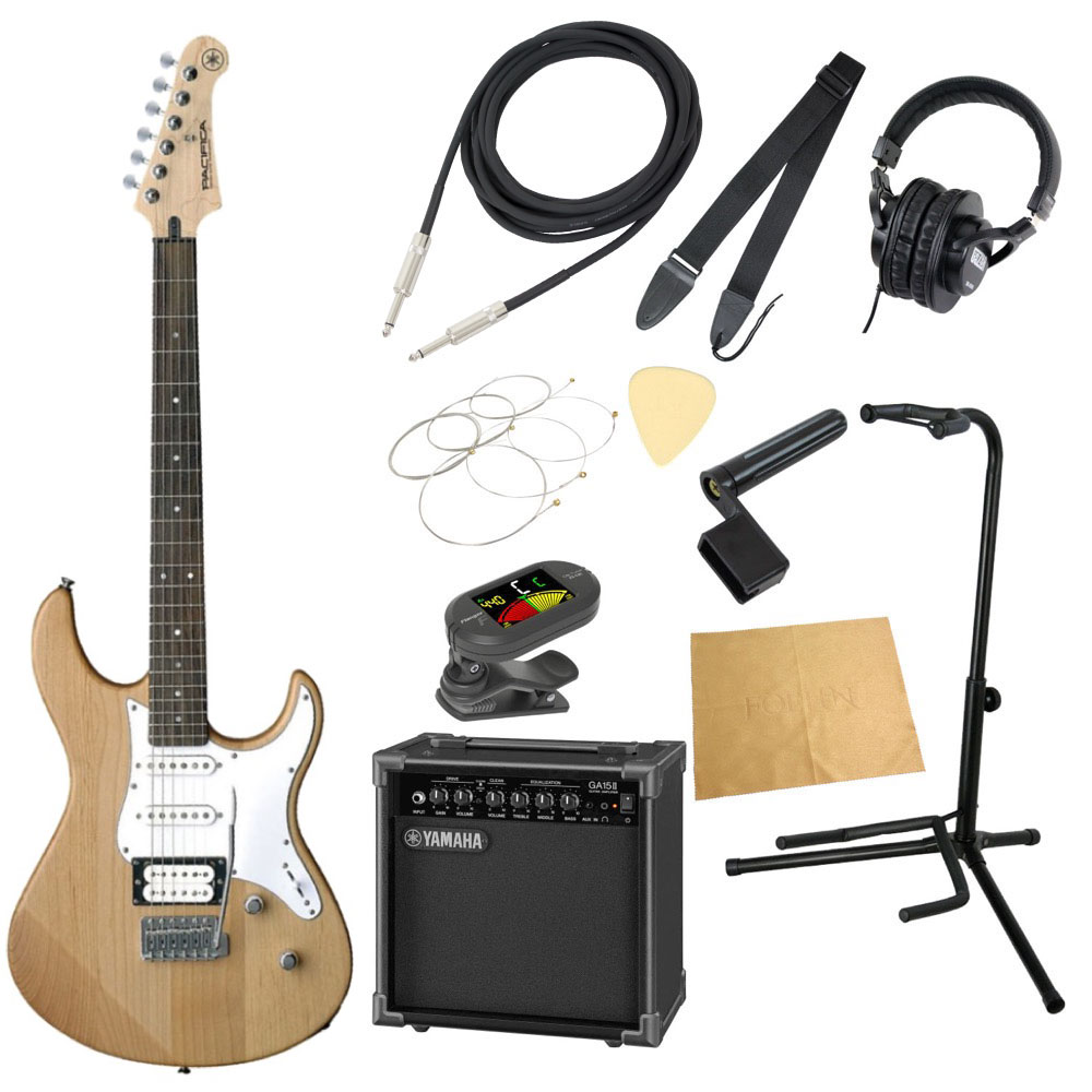 YAMAHA PACIFICA112V YNS エレキギター YAMAHA GA15II アンプ付き 入門11点セット