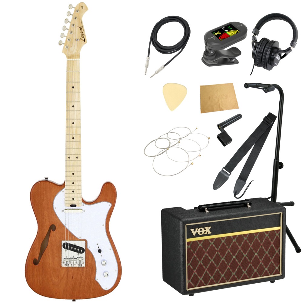 LEGEND LTE-69TL N エレキギター VOXアンプ付き 入門11点セット