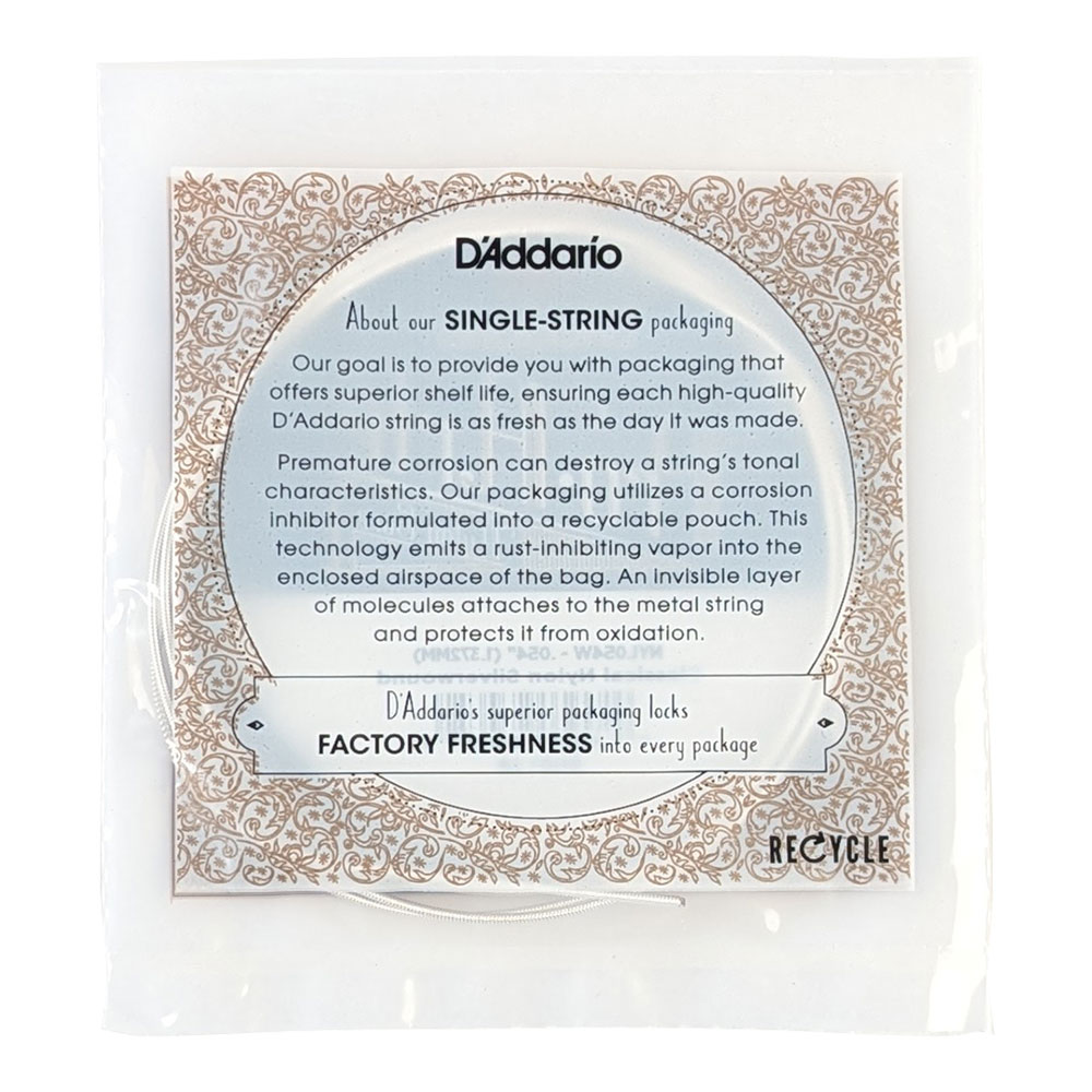 D’Addario NYL054W Classics Basses クラシックギターバラ弦×10本