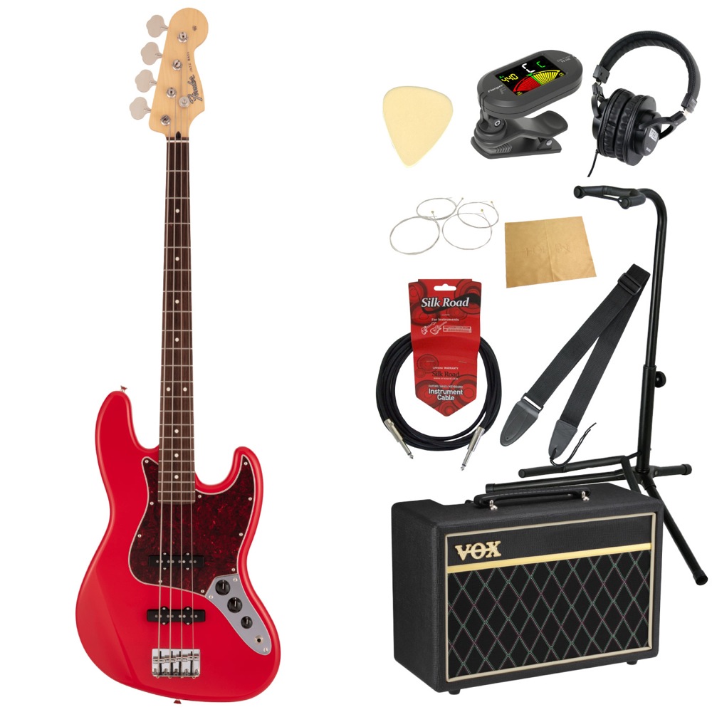 Fender Made in Japan Hybrid II Jazz Bass RW MDR エレキベース VOXアンプ付き 入門10点セット