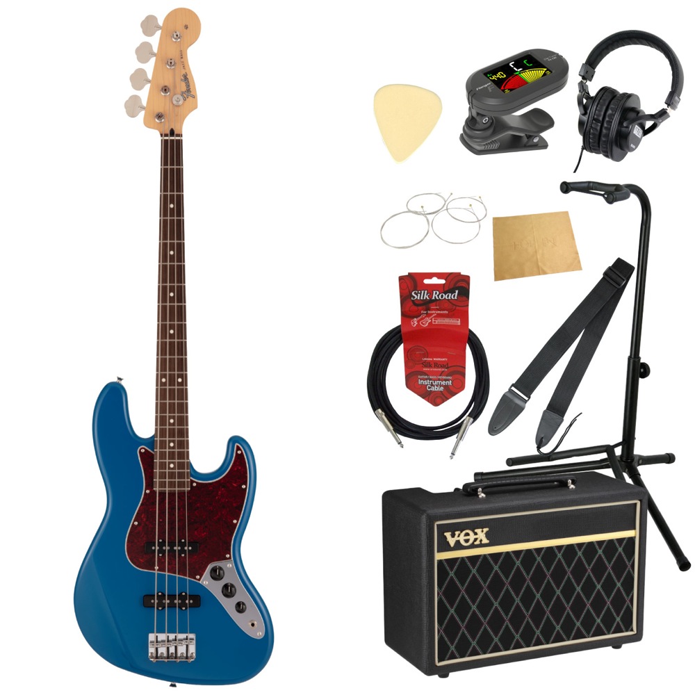 Fender Made in Japan Hybrid II Jazz Bass RW FRB エレキベース VOXアンプ付き 入門10点セット