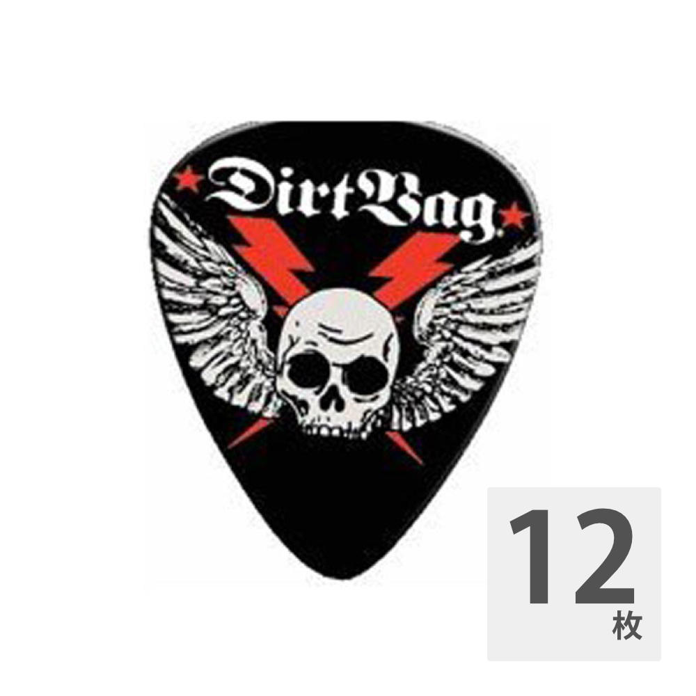 JIM DUNLOP DRB02 Skull & Bolts 0.73mm ギターピック×12枚