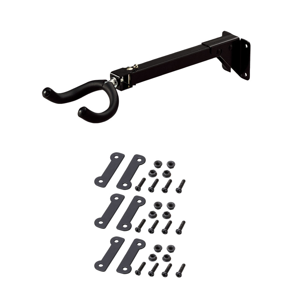 KIKUTANI GH-240 ギターハンガー×1個＆メタルラックアダプター×1セット