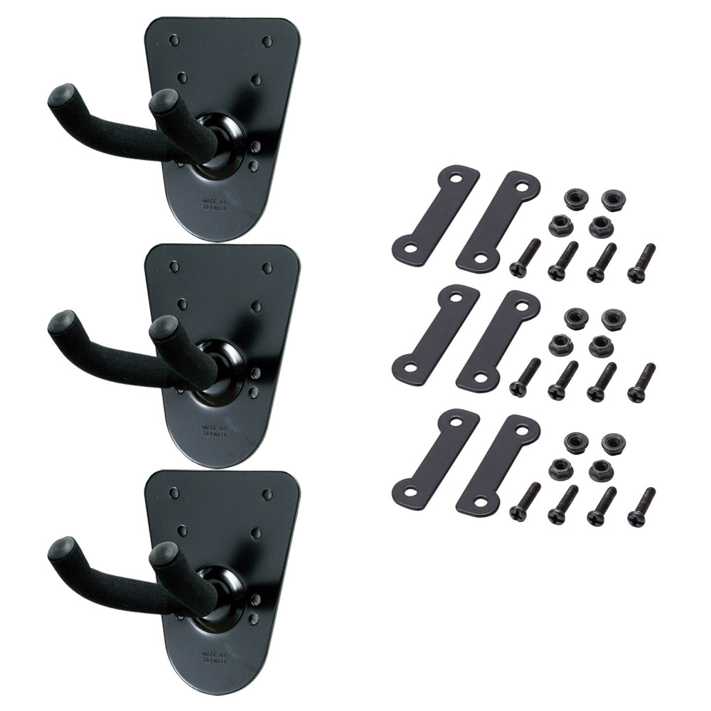 KIKUTANI UH-425 ウクレレハンガー×3個＆メタルラックアダプター×1セット