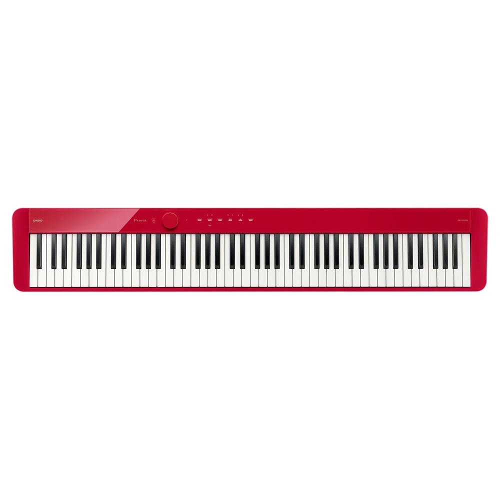 CASIO Privia PX-S1100 RD 電子ピアノ キーボードスタンド 2点セット [鍵盤 Aset] 全体画像