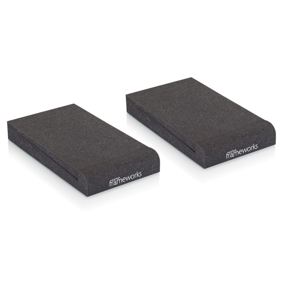 Pioneer DJ DM-50D Black パワードモニタースピーカー 1ペア（2台） スピーカースタンド アイソレーションパッド付きセット Gator Frameworks GFW-ISOPAD-SM スピーカー用 アイソレーションパッド 1ペア