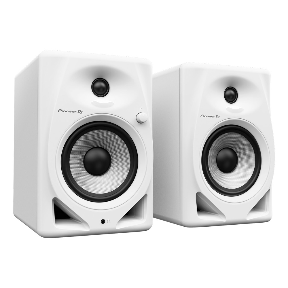 Pioneer DJ DM-50D-W White パワードモニタースピーカー 1ペア（2台） アイソレーションパッド付きセット Pioneer DJ DM-50D-W White パワードモニタースピーカー 1ペア（2台）