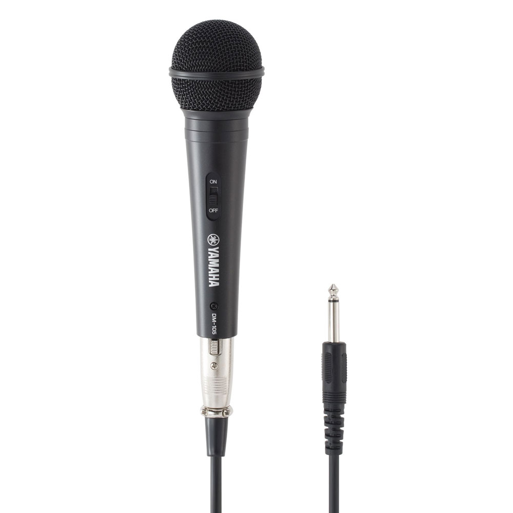 YAMAHA MS101-4 パワードモニタースピーカー 1本 ダイナミックマイク（YAMAHA DM-105）・スタンド付きセット ダイナミックマイク