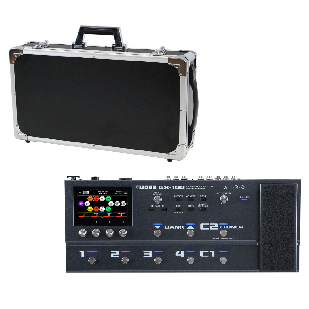 BOSS GX-100 マルチエフェクター Guitar Effects Processor エフェクターケース（小）付きセット