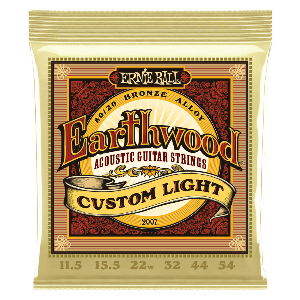 ERNIE BALL 2007 EARTHWOOD CUSTOM LIGHT 115-54 BRONZE アコースティックギター弦×3セット
