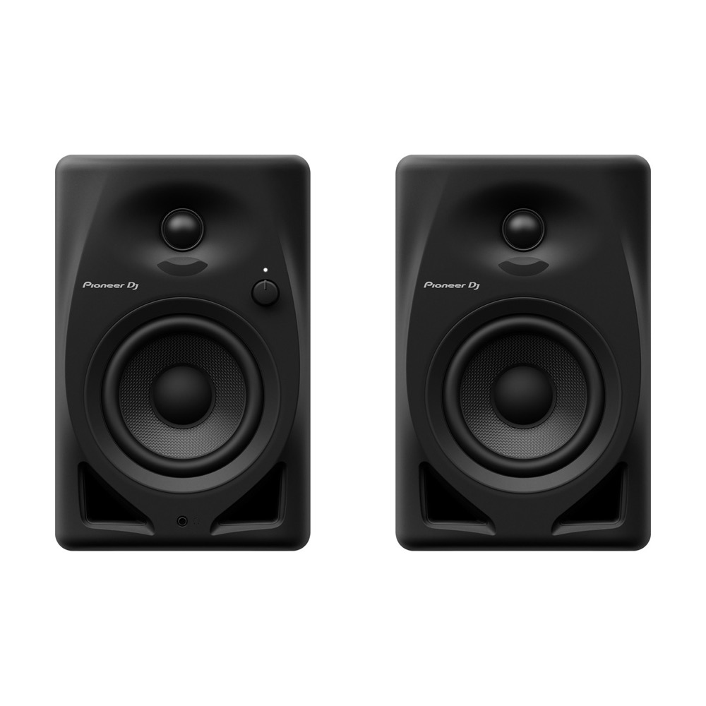 Pioneer DJ PLX-500-K Black ターンテーブル リスニングセット Pioneer DJ DM-40D アイソレーションパッド付きセット Pioneer DJ DM-40D Black パワードモニタースピーカー 1ペア（2台）の正面画像
