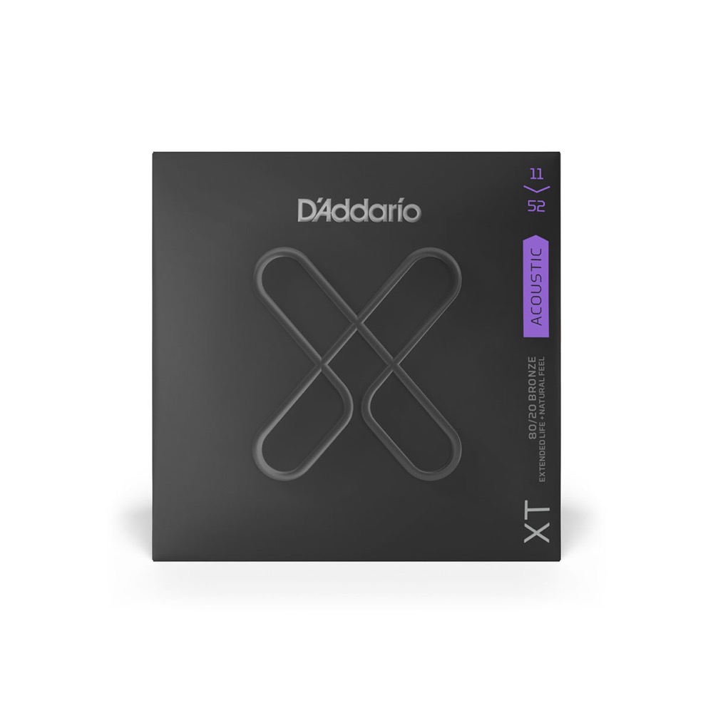 D’Addario XTABR1152 XT 80/20 BR Custom Light アコースティックギター弦 11-52×3セット