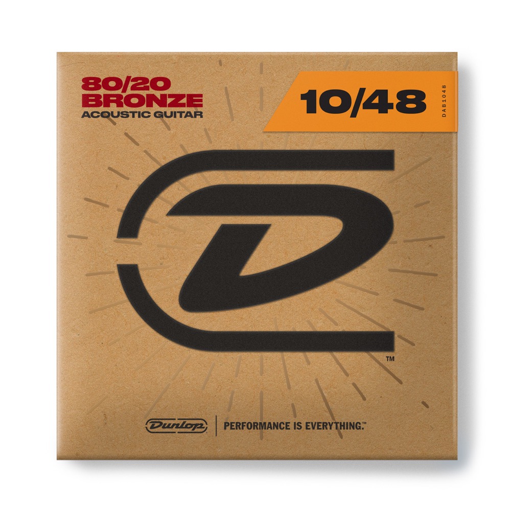 JIM DUNLOP 80/20 BRONZE DAB1048 Extra Light アコースティックギター弦×3セット