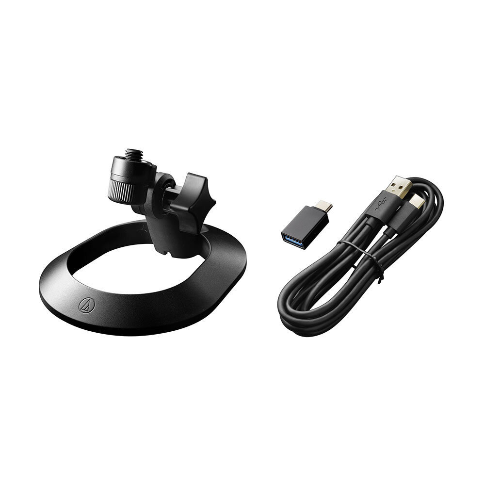 AUDIO-TECHNICA AT2020USB-X USBマイク コンデンサーマイク AT8175マイクロフォンポップフィルター付きセット 付属品画像