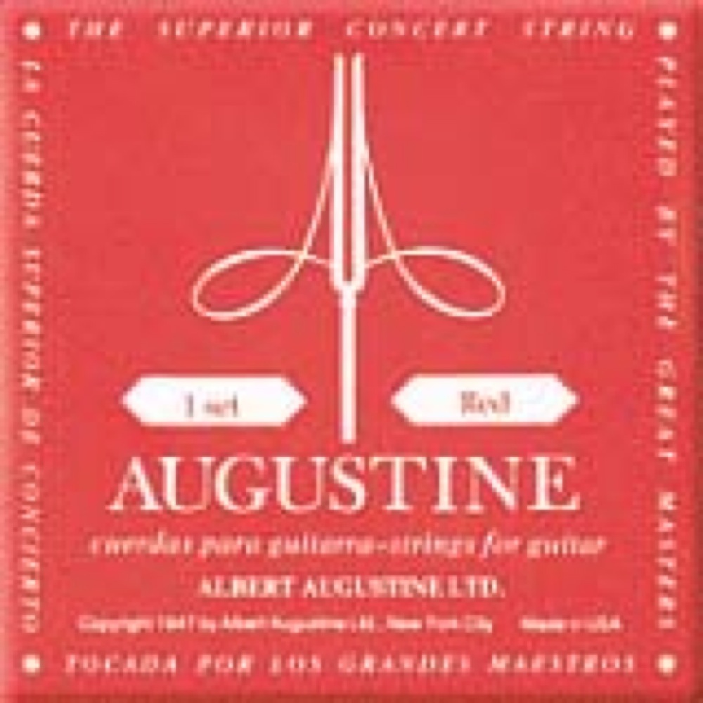 AUGUSTINE RED 6弦 クラシックギター弦 バラ弦×12本