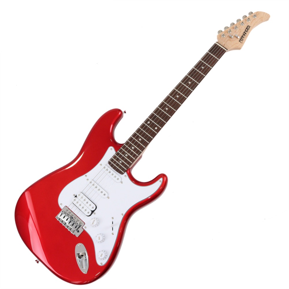 FERNANDES フェルナンデス LE-1Z SSH CAR/L エレキギター ストラトキャスタータイプ VOXアンプ付き 入門11点 初心者セット ギター本体全体像