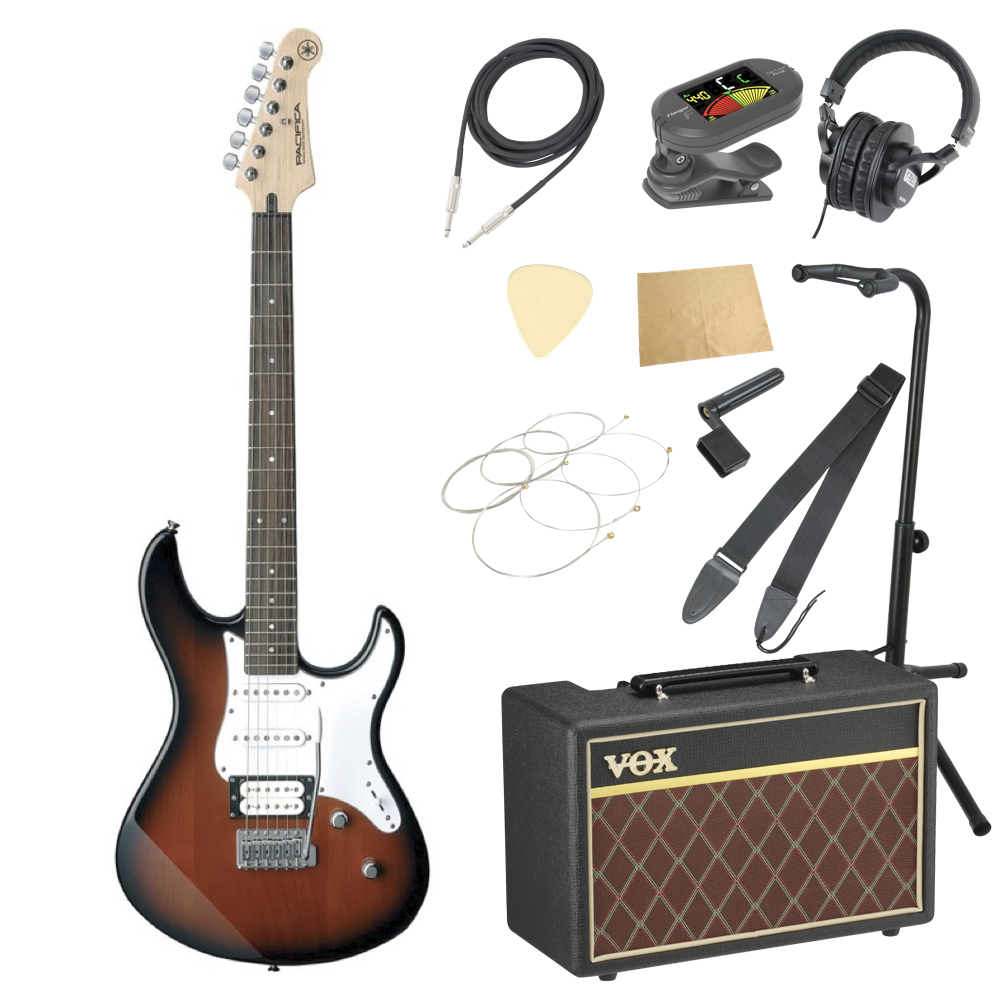 ヤマハ YAMAHA PACIFICA112V OVS エレキギター VOXアンプ付き 入門11点 初心者セット