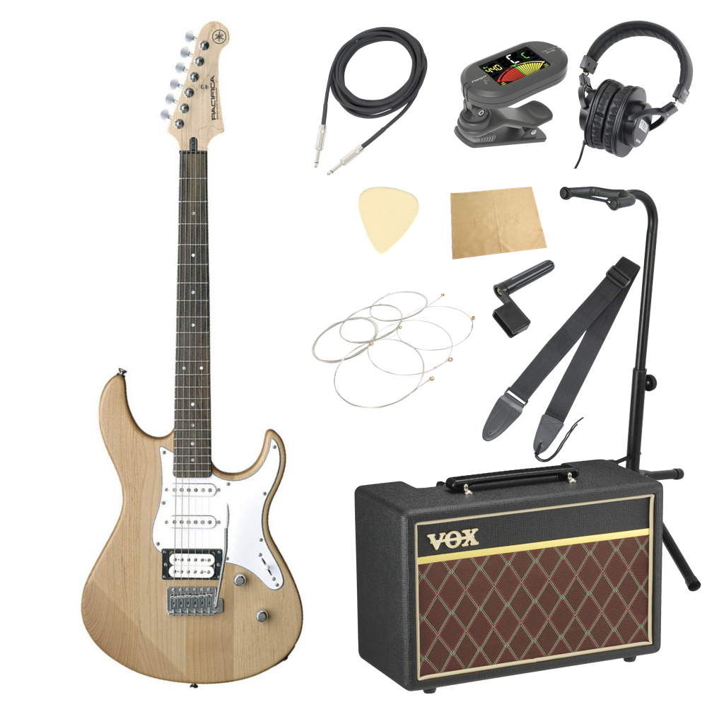 ヤマハ YAMAHA PACIFICA112V YNS エレキギター VOXアンプ付き 入門11点 初心者セット