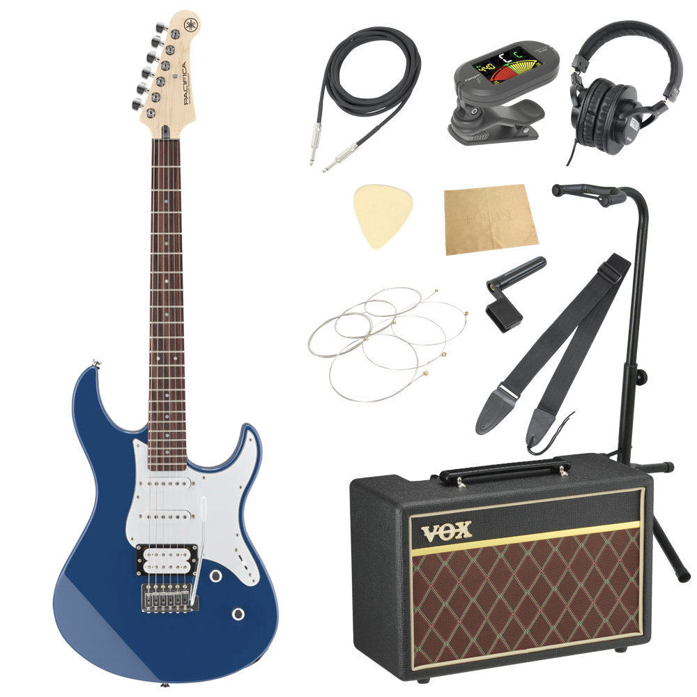 ヤマハ YAMAHA PACIFICA112V UTB エレキギター VOXアンプ付き 入門11点 初心者セット