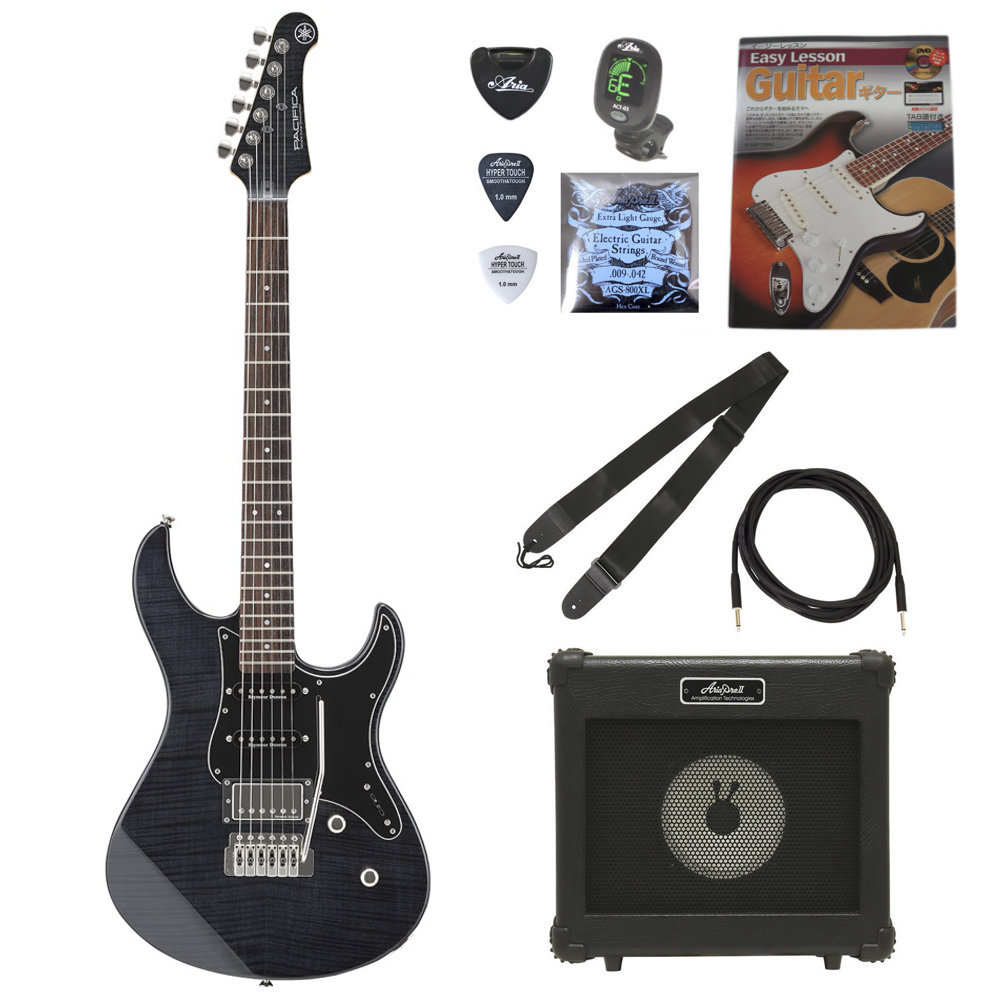 ヤマハ YAMAHA PACIFICA612V II FM TBL エレキギター アンプ付き 初心者セット