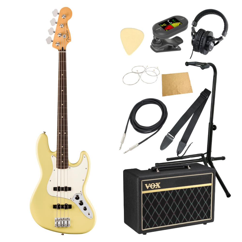Fender フェンダー Player II Jazz Bass RW HLY エレキベース ジャズベース VOXアンプ付き 入門10点 初心者セット
