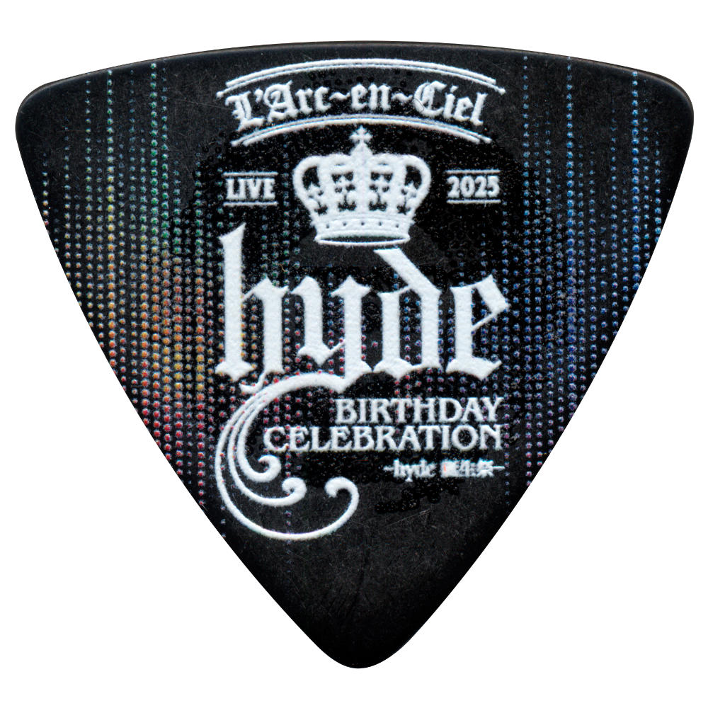 STELLA GEAR ステラギア SG-P-LIVE 2025/1/18-19 BLACK ギターピック hyde誕生祭 tetsuyaモデルピック×10枚 表
