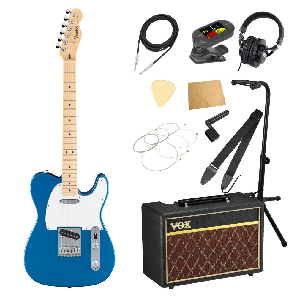 Fender フェンダー Standard Telecaster MN WPG AMM エレキギター テレキャスター VOXアンプ付き 入門11点 初心者セット