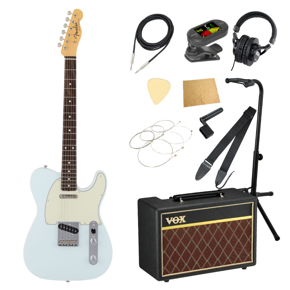 Fender フェンダー Made in Japan Traditional 60s Telecaster Custom RW SNB エレキギター VOXアンプ付き 入門11点 初心者セット