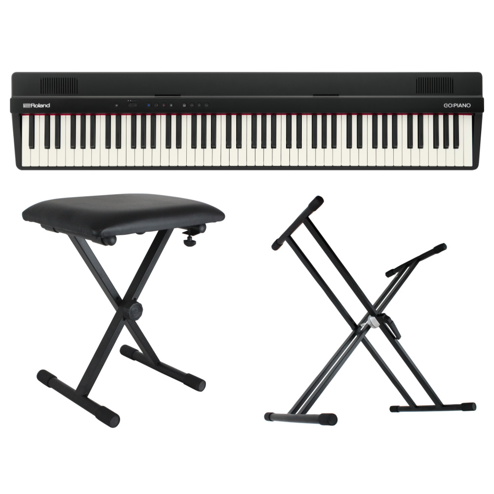 ROLAND ローランド GO-88PX GO:PIANO88 Entry Keyboard Piano X型スタンド/椅子付きセット エントリーキーボード ピアノ 88鍵盤