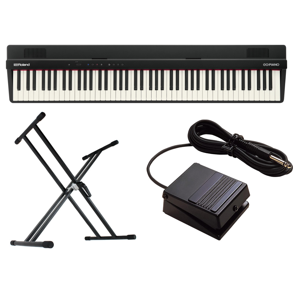 ROLAND ローランド GO-88PX GO:PIANO88 Entry Keyboard Piano X型スタンド/フットスイッチ付きセット エントリーキーボード ピアノ 88鍵盤