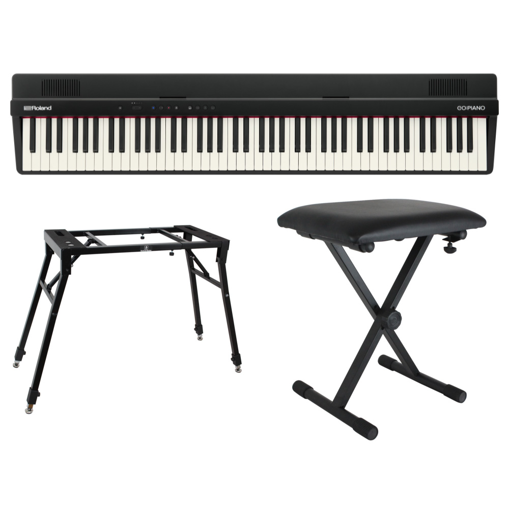 ROLAND ローランド GO-88PX GO:PIANO88 Entry Keyboard Piano 4本脚スタンド/椅子付きセット エントリーキーボード ピアノ 88鍵盤