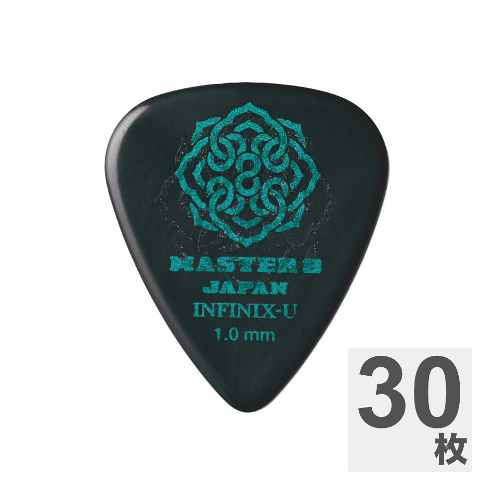 MASTER 8 JAPAN マスターエイトジャパン IFUHPS-TD100 INFINIX-U Hard Polish TEARDROP 1.0mm ギターピック×30枚
