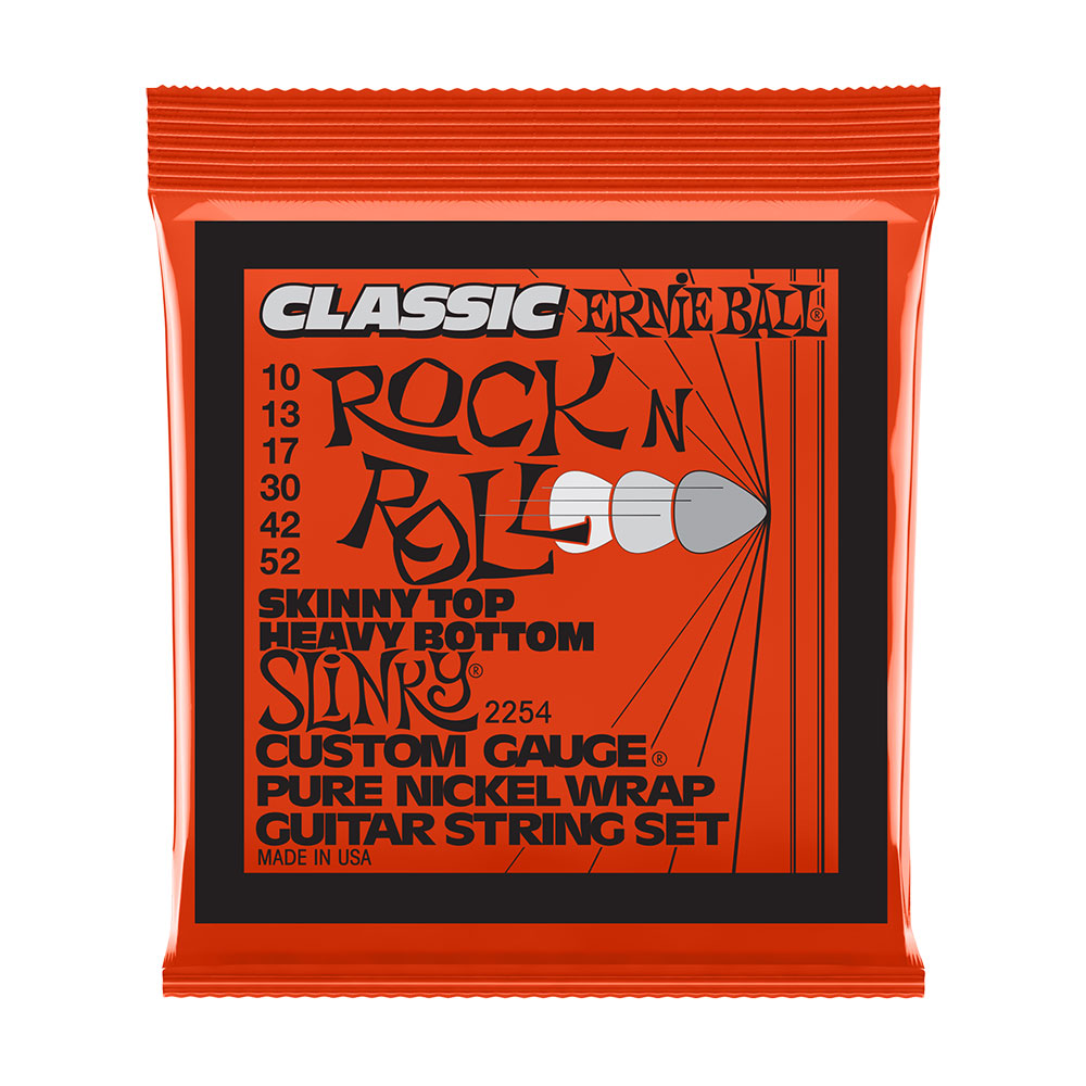 ERNIE BALL 2254 10-52 Skinny Top HEAVY BOTTOM×3SET SLINKY CLASSIC ROCK N’ ROLL PURE NICKEL アーニーボール ピュアニッケル