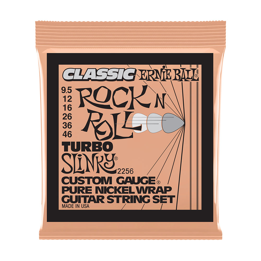 ERNIE BALL 2256 095-46 Turbo SLINKY×3SET CLASSIC ROCK N’ ROLL PURE NICKEL アーニーボール ピュアニッケル