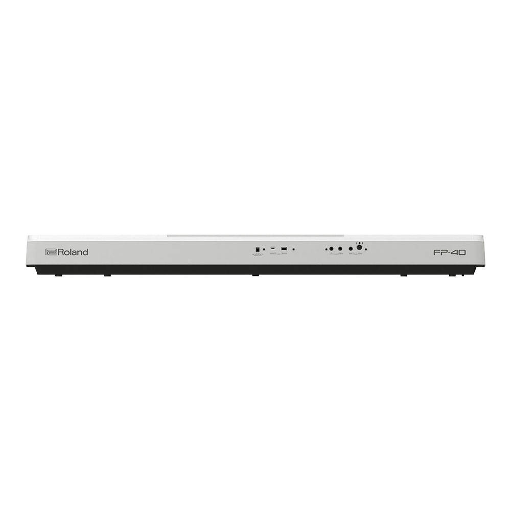ROLAND FP-40WHB Digital Piano ホワイト 電子ピアノ 純正スタンド/純正ペダルユニット付きセット 背面