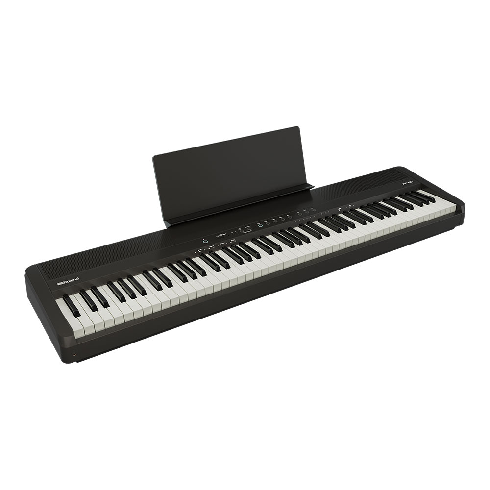 ROLAND FP-40BKB Digital Piano ブラック 電子ピアノ X型スタンド/キーボードベンチ付きセット 全体