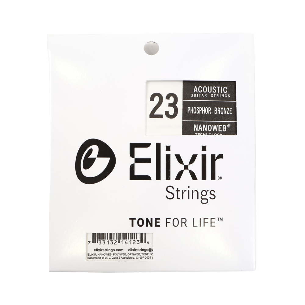 ELIXIR 14123/023弦/フォスファーブロンズ×4本