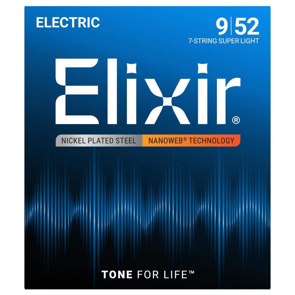 ELIXIR 12007 NANOWEB SuperLight 09-52×3SET 7弦エレキギター弦